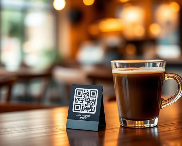 Custom QR and NFC products prepared for Kiska summer cafe